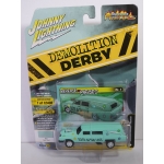 Johnny Lightning 1:64 Custom Haulin' Hearse flat light teal